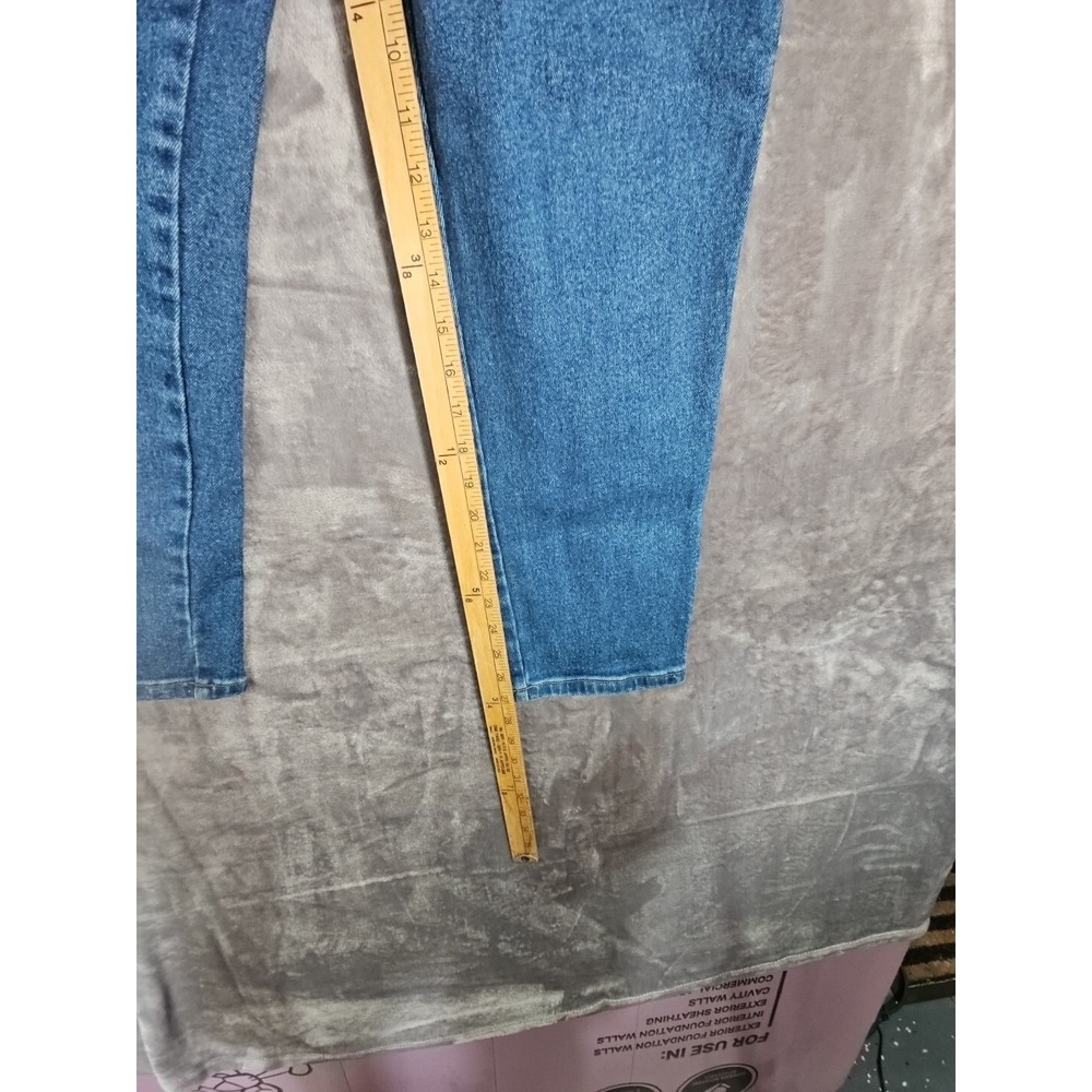 Bill Blass Women Blue Vtg High Waisted Mom Jeans Petite Medium Tapered Leg Sz 8 - Picture 7 of 11